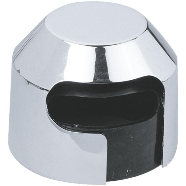 CHROME SOLENOID END COVER GZP Solenoid end cover with rubber boot