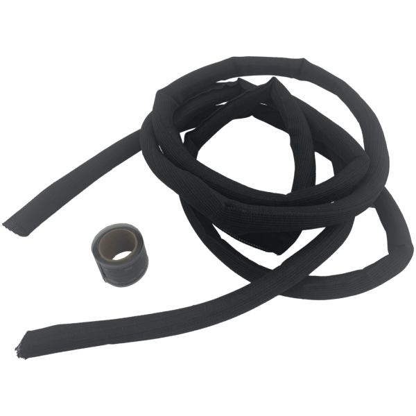 DEI PROTECTIVE SPLIT SLEEVE DEI Protective split sleeve 1/2"x10' Blk