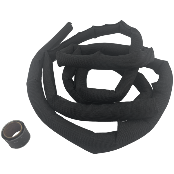 DEI PROTECTIVE SPLIT SLEEVE DEI Protective split sleeve 1"x10' Black