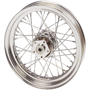 WHEEL ASSEMBLIES DUAL FLANGE Wheel 19" steel hub 5/16 chr.spokes