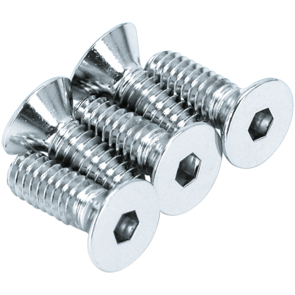 BRAKE ROTOR SCREWS & NUTS FOR SPORTSTER Chrome disc screws FX74-78 FR wire wheel