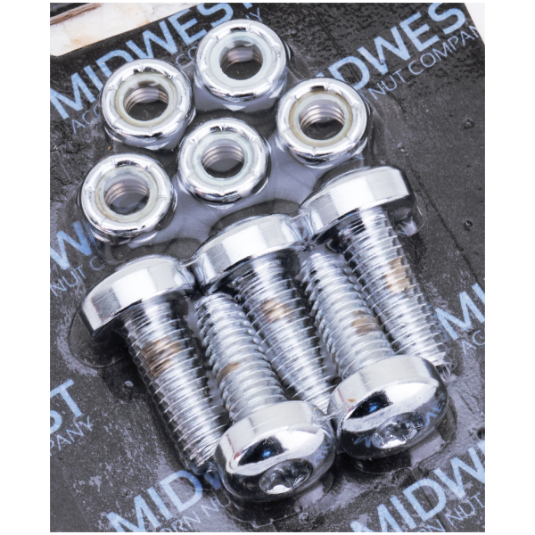BRAKE ROTOR SCREWS & NUTS FOR SPORTSTER Mnt.kit rotor hub 84 FXST/WG fr.singl