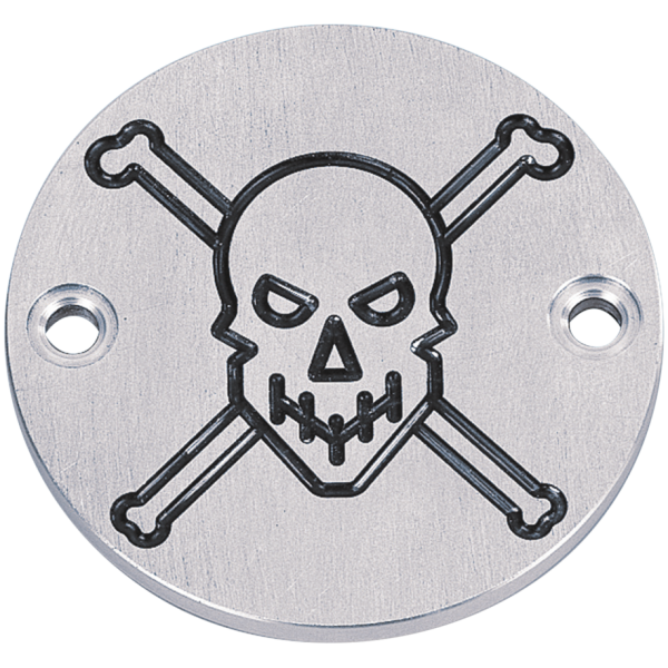 "BAD TO THE BONES" COVER Skulled billet point cover.horizontal