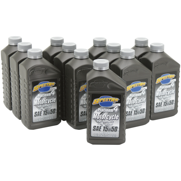SPECTRO PLATINUM FULL SYNTHETIC SAE 15W50 12x1Ltr SPECTRO Full Synt 15W50