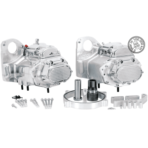 ZODIAC 5 SPEED TRANSMISSIONS FOR EVOLUTION SOFTAIL TPD 5-speed tranny Softail polished