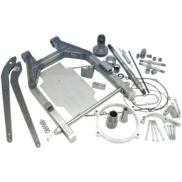 "WIDE-ASS" SWINGARM KIT DYNA 1996 THRU 2005 Wide-Ass swing arm kit FXD96-05 raw
