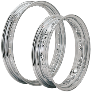 CHROME WHEEL RIMS Chrome DC rim 3.00x16-40H SV ALL40-04