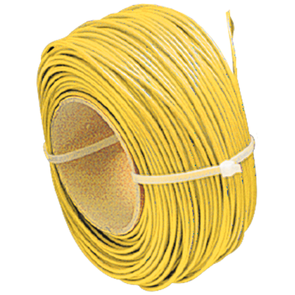 ELECTRICAL WIRE Cable yellow 0.75 spool length 10 meter