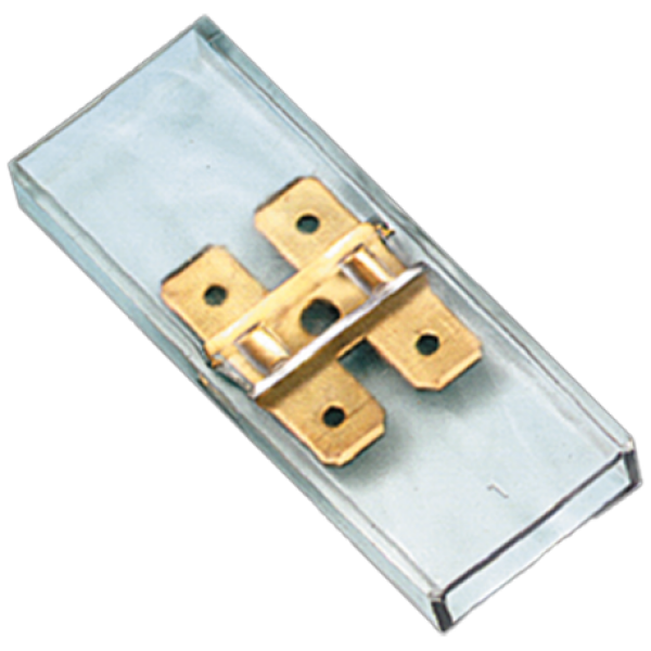 FLAT TERMINAL AND MULTIPLE FLAT CONNECTOR 10pck Flat Plug connector 4-way double