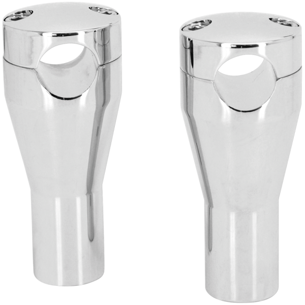 BILLET ALUMINUM RISER SET GZP Riser 6" solid chromed alu T6-606