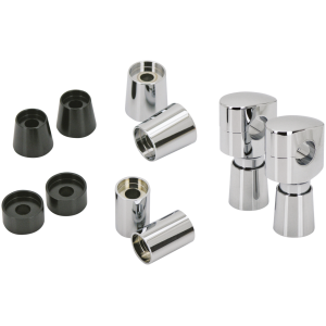 FUSION RISER & T-BAR EXTENSIONS GZP Chr 1/2" tapered riser extension 1"