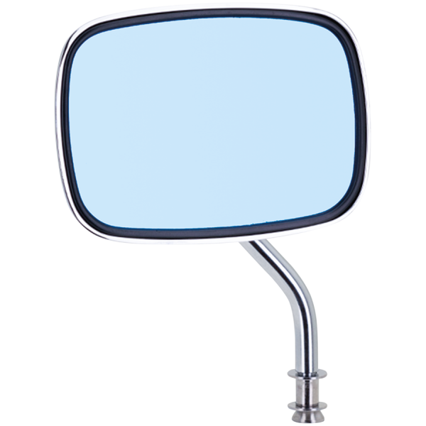 "RETRO BLUES" BLUE GLASS MIRRORS GZP Blue Glass Die-cast mirror 5" ste