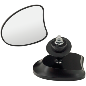 GENUINE ZODIAC TAPERED FAIRING MOUNT MIRRORS GZP Blk radium tprd frng mirrors FLH14-U
