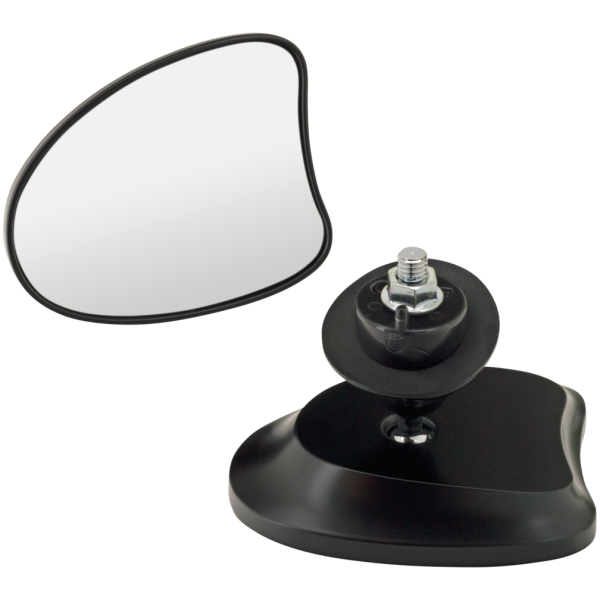 GENUINE ZODIAC TAPERED FAIRING MOUNT MIRRORS GZP Blk radium tprd frng mirrors FLH14-U