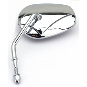 CHROME MIRROR WITH DIAMOND LOGO GZP Chrome Diamondback mirror left steel