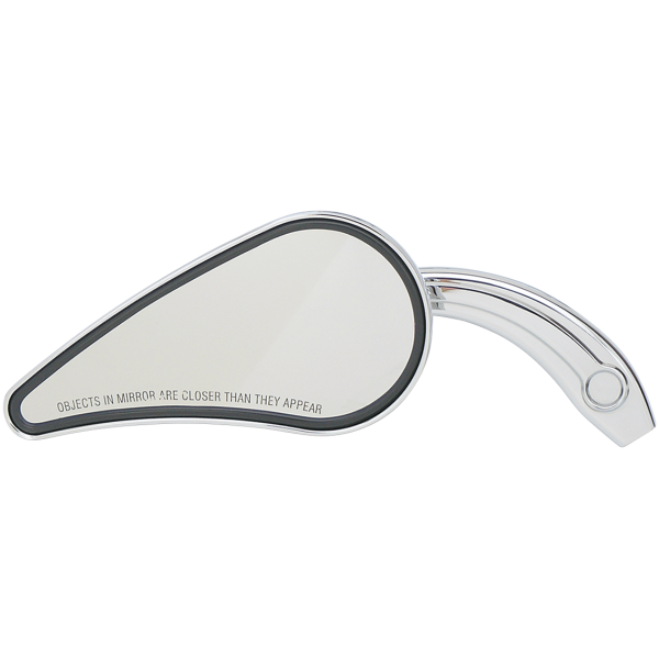 CHROME "DRAGSTER " MIRRORS GZP Chromed Dragster mirror Left