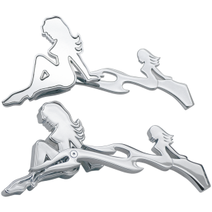 MISTRESS MIRROR SET WITH FLAMES GZP Mistress mirror set w/mermaid/flame