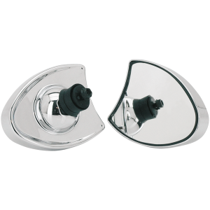 MIRRORS FOR BATWING FAIRINGS GZP Chrome BatWing mirrors FLH/T96-13