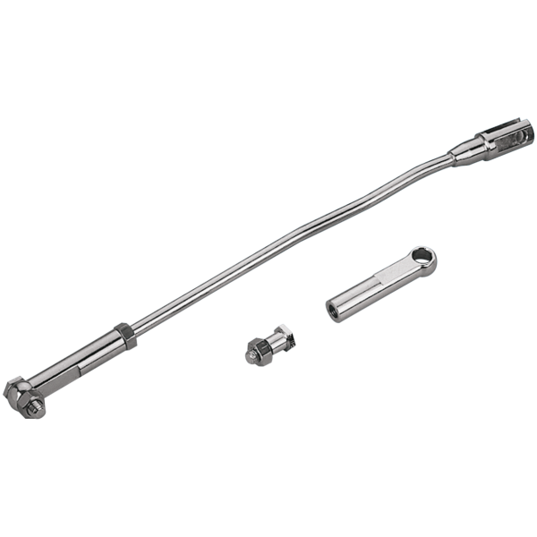 CHROME PLATED GEAR SHIFTER LINKAGE AND ROD END FOR BIG TWIN GZP Shift lever bolt FL/H #33878-51&3387