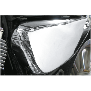CHROME FRAME COVERS FOR SPORTSTER GZP Chr XL04-13 3 hole battery cover