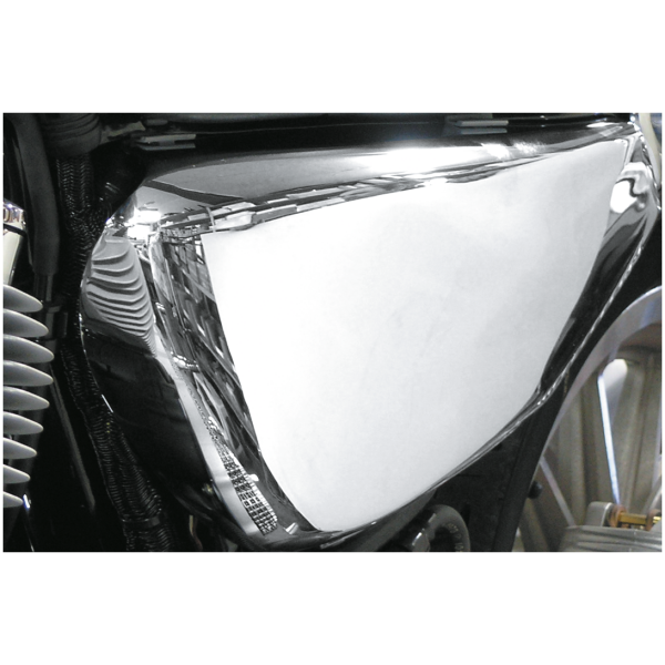 CHROME FRAME COVERS FOR SPORTSTER GZP Chr XL04-13 3 hole battery cover