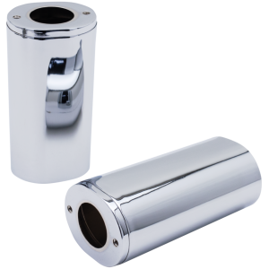 FORK SLIDER COVERS GZP Chrome slider cvrs, pair 45964-49/86