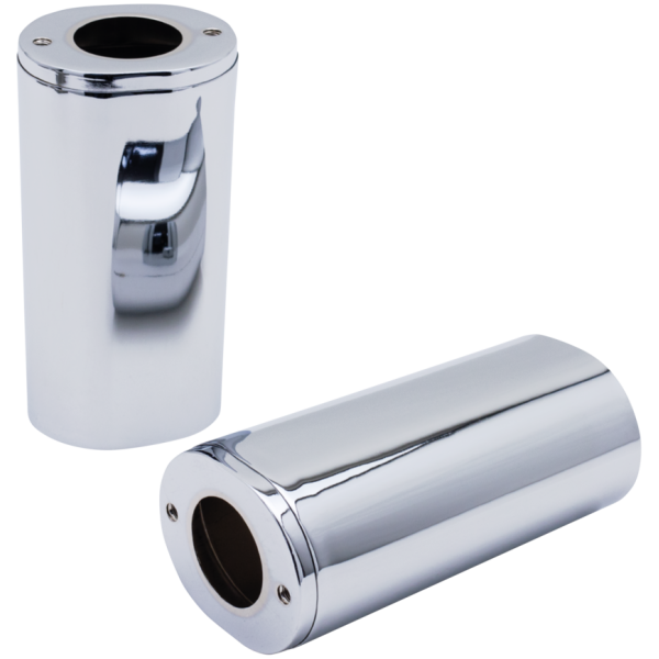 FORK SLIDER COVERS GZP Chrome slider cvrs, pair 45964-49/86
