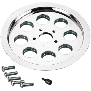 CHROME 8-HOLE REAR WHEEL BELT PULLEY INSERTS GZP Belt sprocket insert Chrome 70T