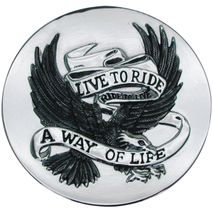 LIVE TO RIDE ADHESIVE EMBLEMS