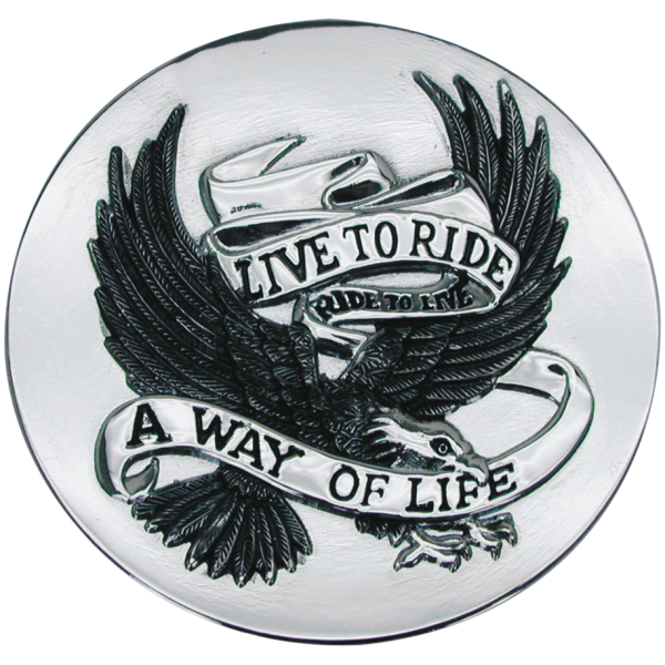 LIVE TO RIDE ADHESIVE EMBLEMS GZP Eagle Spirit adh. univ. emblem 2.5"