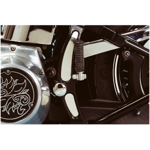 CHROME FRAME ACCENTS FOR SOFTAIL GZP Chrome frame banana inserts F*ST86-0