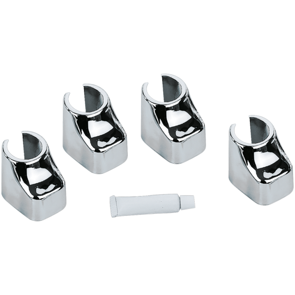 CHROME LIFTER BLOCK COVERS Chr cast lifter block covers XL86-90
