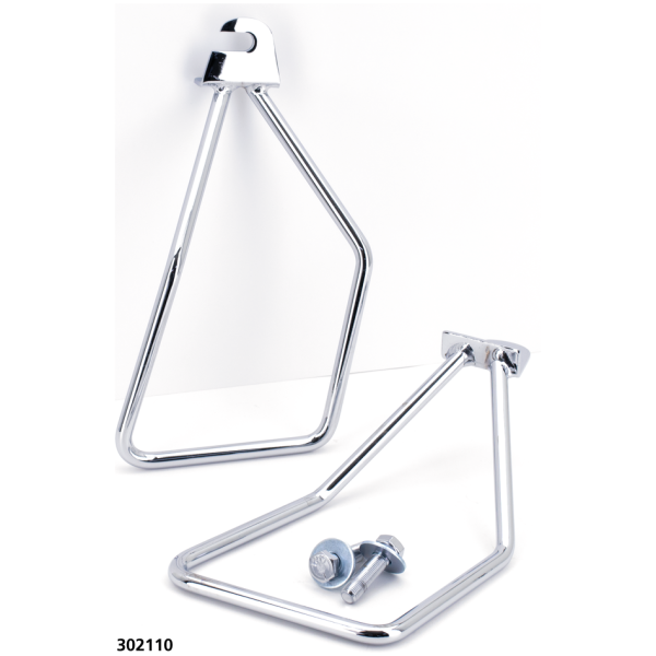 CHROME SADDLEBAG SUPPORTS GZP Saddlebag supports Softail 86up 5 sp
