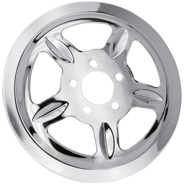 REAR WHEEL BELT PULLEY INSERTS GZP Chrome rear pulley cover XL04-up