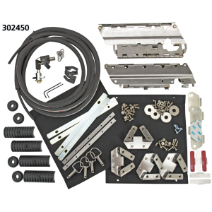 SADDLEBAG LATCH KIT AND SERVICE PARTS GZP Wear plate lid covers, set of 4