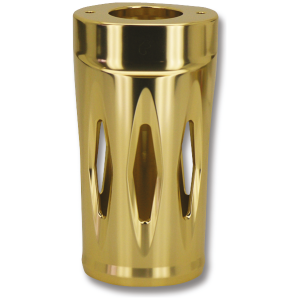 GENUINE ZODIAC "PRO-MAX" BILLET ALUMINUM FORK SLIDER COVERS GZP Bronzed Spitfire forkboots FLHT/X86-
