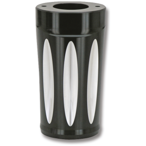 GENUINE ZODIAC "PRO-MAX" BILLET ALUMINUM FORK SLIDER COVERS GZP Black cut Hornet forkboots FLHT/X86-