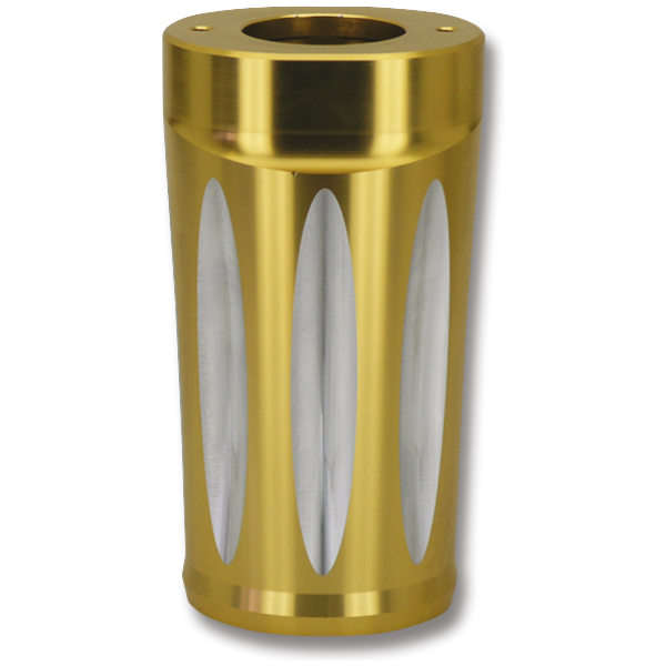 GENUINE ZODIAC "PRO-MAX" BILLET ALUMINUM FORK SLIDER COVERS GZP Bronze cut Hornet forkboots FLHT/X86