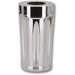 GENUINE ZODIAC "PRO-MAX" BILLET ALUMINUM FORK SLIDER COVERS GZP Chrome Hornet forkboots FLSTF90-0