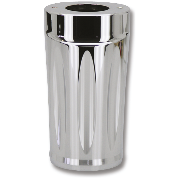 GENUINE ZODIAC "PRO-MAX" BILLET ALUMINUM FORK SLIDER COVERS GZP Chrome Hornet forkboots FLSTF90-0