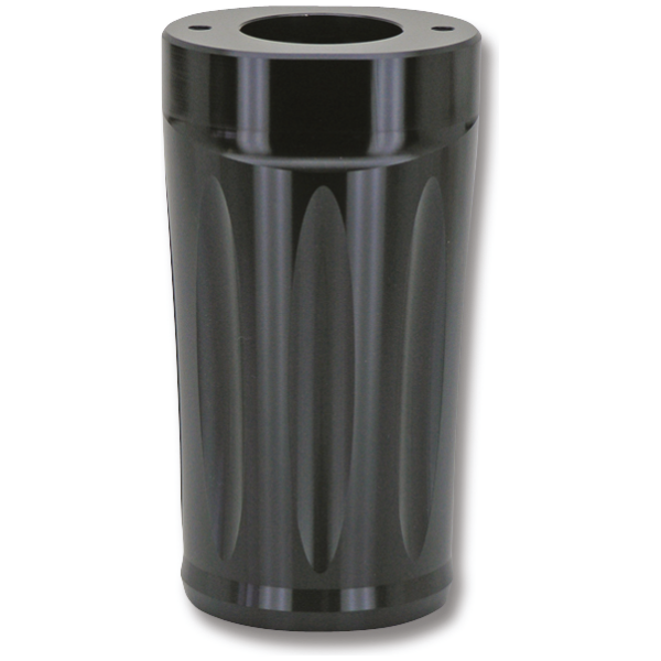 GENUINE ZODIAC "PRO-MAX" BILLET ALUMINUM FORK SLIDER COVERS GZP Black Hornet forkboots FLSTF90-06