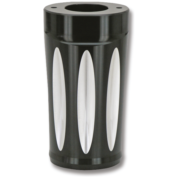 GENUINE ZODIAC "PRO-MAX" BILLET ALUMINUM FORK SLIDER COVERS GZP Black cut Hornet forkboots FLSTF90-0
