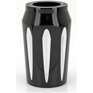 GENUINE ZODIAC "PRO-MAX" BILLET ALUMINUM FORK SLIDER COVERS GZP Black Talon fork covers FLH/T14-U