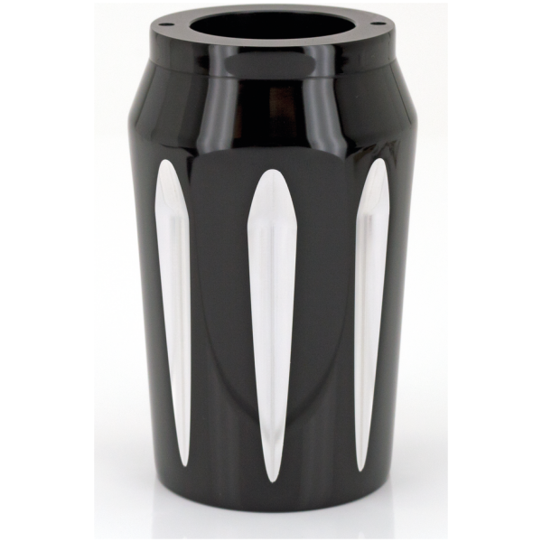 GENUINE ZODIAC "PRO-MAX" BILLET ALUMINUM FORK SLIDER COVERS GZP Black Talon fork covers FLH/T14-U