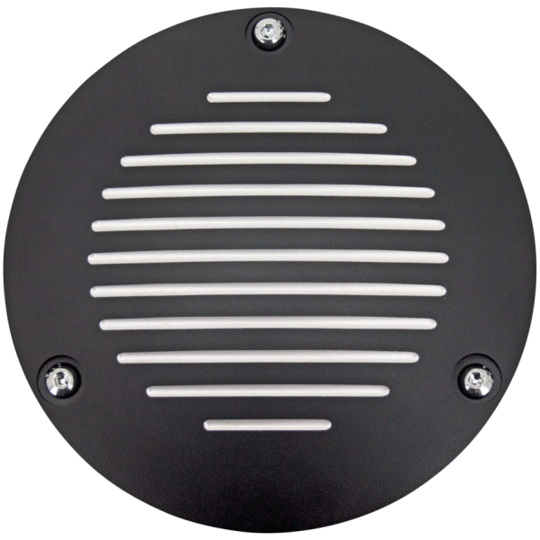GENUINE ZODIAC "STANZA" DERBY COVER FOR 1970-2018 BIG TWIN GZP Stanza Blk cut 3 hole derby cvr BT70