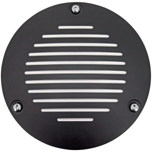 GENUINE ZODIAC "STANZA" DERBY COVER FOR 1970-2018 BIG TWIN GZP Stanza Blck cut 5H derby cvr BT99-17