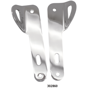 TIE-DOWN BRACKETS FOR TOURING & SOFTAIL GZP chr tie-down bracket kit FLH/T14-UP