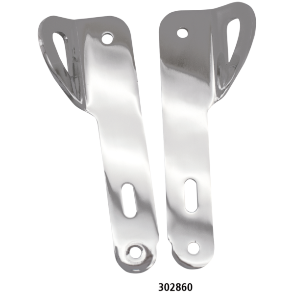TIE-DOWN BRACKETS FOR TOURING & SOFTAIL GZP chr tie-down bracket kit FLH/T14-UP