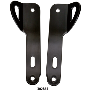 TIE-DOWN BRACKETS FOR TOURING & SOFTAIL GZP blk tie-down bracket kit FLH/T14-UP