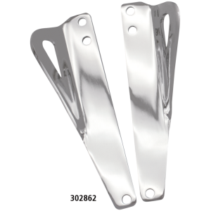 TIE-DOWN BRACKETS FOR TOURING & SOFTAIL GZP chr tie-down bracket kit FLH/T95-13